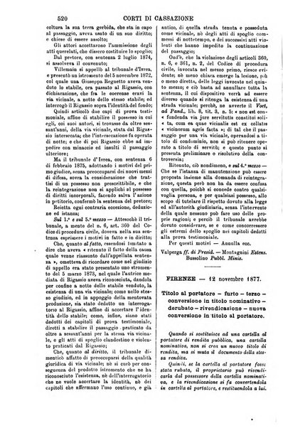 Annali della giurisprudenza italiana raccolta generale delle decisioni delle Corti di cassazione e d'appello in materia civile, criminale, commerciale, di diritto pubblico e amministrativo, e di procedura civile e penale