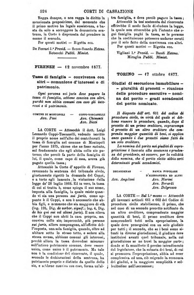 Annali della giurisprudenza italiana raccolta generale delle decisioni delle Corti di cassazione e d'appello in materia civile, criminale, commerciale, di diritto pubblico e amministrativo, e di procedura civile e penale