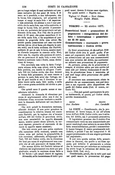 Annali della giurisprudenza italiana raccolta generale delle decisioni delle Corti di cassazione e d'appello in materia civile, criminale, commerciale, di diritto pubblico e amministrativo, e di procedura civile e penale