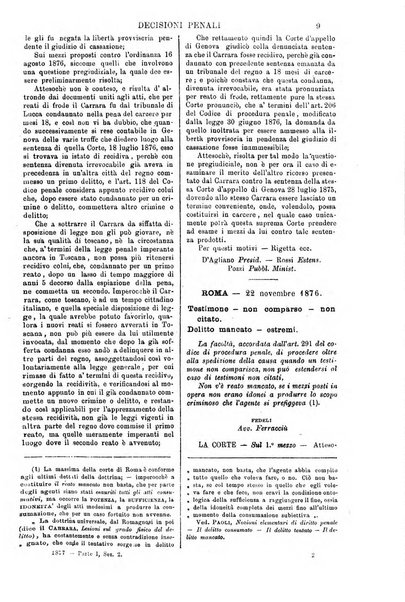 Annali della giurisprudenza italiana raccolta generale delle decisioni delle Corti di cassazione e d'appello in materia civile, criminale, commerciale, di diritto pubblico e amministrativo, e di procedura civile e penale