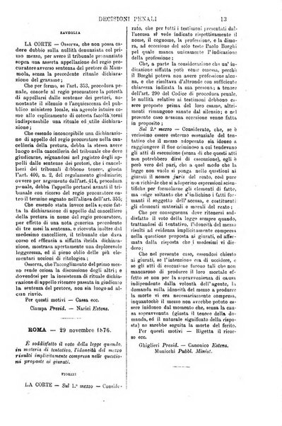 Annali della giurisprudenza italiana raccolta generale delle decisioni delle Corti di cassazione e d'appello in materia civile, criminale, commerciale, di diritto pubblico e amministrativo, e di procedura civile e penale