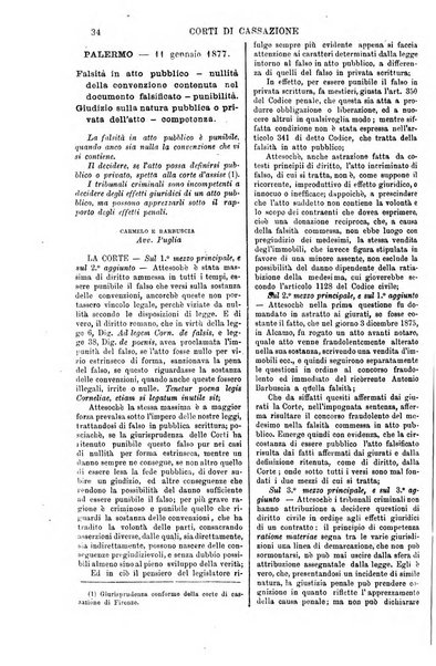 Annali della giurisprudenza italiana raccolta generale delle decisioni delle Corti di cassazione e d'appello in materia civile, criminale, commerciale, di diritto pubblico e amministrativo, e di procedura civile e penale