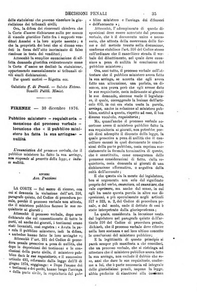 Annali della giurisprudenza italiana raccolta generale delle decisioni delle Corti di cassazione e d'appello in materia civile, criminale, commerciale, di diritto pubblico e amministrativo, e di procedura civile e penale