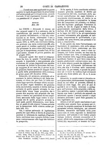 Annali della giurisprudenza italiana raccolta generale delle decisioni delle Corti di cassazione e d'appello in materia civile, criminale, commerciale, di diritto pubblico e amministrativo, e di procedura civile e penale