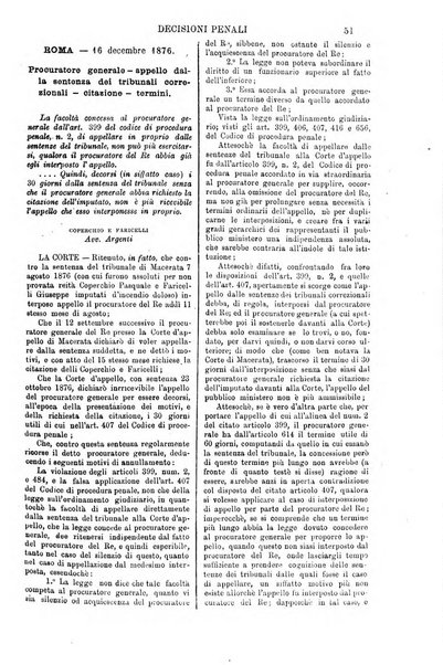 Annali della giurisprudenza italiana raccolta generale delle decisioni delle Corti di cassazione e d'appello in materia civile, criminale, commerciale, di diritto pubblico e amministrativo, e di procedura civile e penale