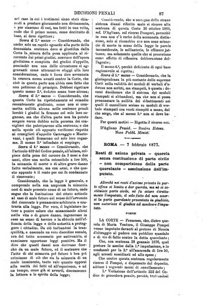 Annali della giurisprudenza italiana raccolta generale delle decisioni delle Corti di cassazione e d'appello in materia civile, criminale, commerciale, di diritto pubblico e amministrativo, e di procedura civile e penale