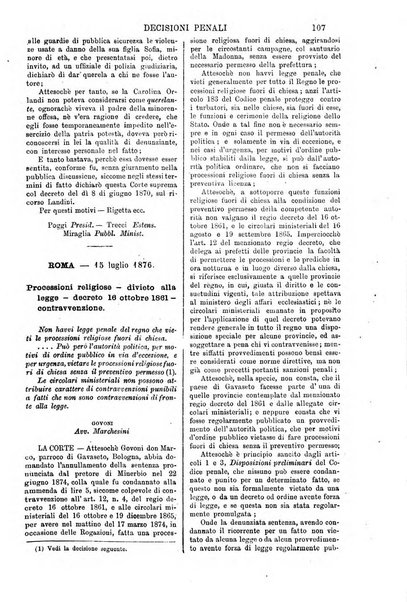 Annali della giurisprudenza italiana raccolta generale delle decisioni delle Corti di cassazione e d'appello in materia civile, criminale, commerciale, di diritto pubblico e amministrativo, e di procedura civile e penale