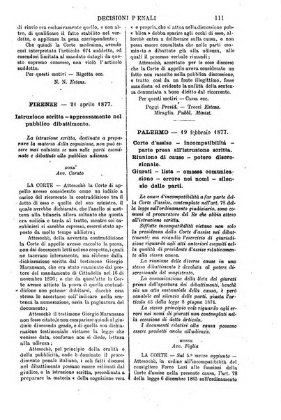 Annali della giurisprudenza italiana raccolta generale delle decisioni delle Corti di cassazione e d'appello in materia civile, criminale, commerciale, di diritto pubblico e amministrativo, e di procedura civile e penale