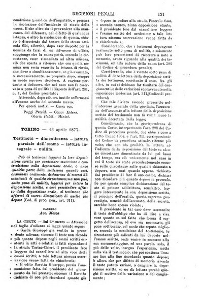 Annali della giurisprudenza italiana raccolta generale delle decisioni delle Corti di cassazione e d'appello in materia civile, criminale, commerciale, di diritto pubblico e amministrativo, e di procedura civile e penale