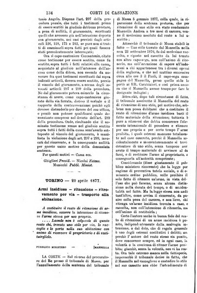 Annali della giurisprudenza italiana raccolta generale delle decisioni delle Corti di cassazione e d'appello in materia civile, criminale, commerciale, di diritto pubblico e amministrativo, e di procedura civile e penale