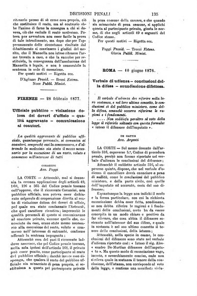 Annali della giurisprudenza italiana raccolta generale delle decisioni delle Corti di cassazione e d'appello in materia civile, criminale, commerciale, di diritto pubblico e amministrativo, e di procedura civile e penale