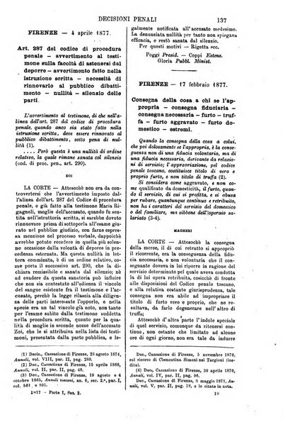 Annali della giurisprudenza italiana raccolta generale delle decisioni delle Corti di cassazione e d'appello in materia civile, criminale, commerciale, di diritto pubblico e amministrativo, e di procedura civile e penale