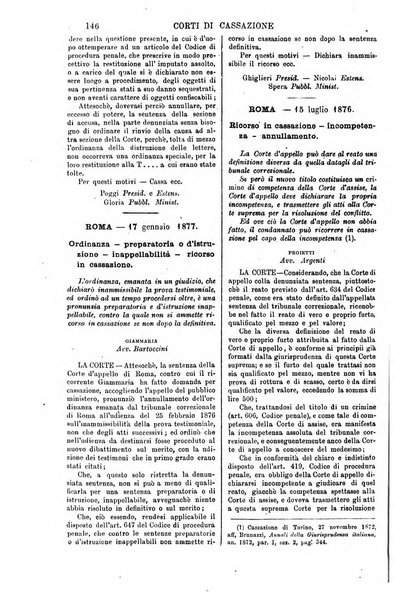 Annali della giurisprudenza italiana raccolta generale delle decisioni delle Corti di cassazione e d'appello in materia civile, criminale, commerciale, di diritto pubblico e amministrativo, e di procedura civile e penale