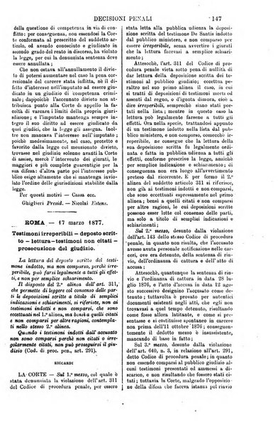 Annali della giurisprudenza italiana raccolta generale delle decisioni delle Corti di cassazione e d'appello in materia civile, criminale, commerciale, di diritto pubblico e amministrativo, e di procedura civile e penale