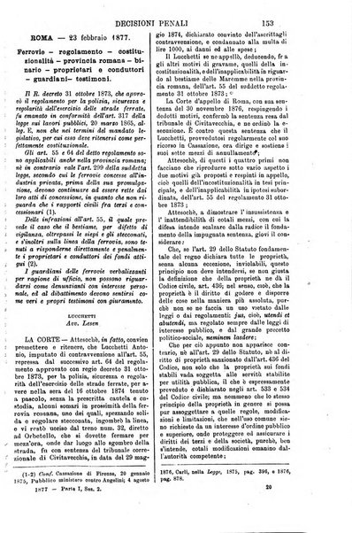 Annali della giurisprudenza italiana raccolta generale delle decisioni delle Corti di cassazione e d'appello in materia civile, criminale, commerciale, di diritto pubblico e amministrativo, e di procedura civile e penale