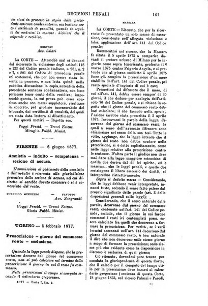 Annali della giurisprudenza italiana raccolta generale delle decisioni delle Corti di cassazione e d'appello in materia civile, criminale, commerciale, di diritto pubblico e amministrativo, e di procedura civile e penale