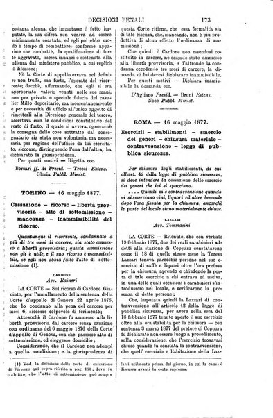 Annali della giurisprudenza italiana raccolta generale delle decisioni delle Corti di cassazione e d'appello in materia civile, criminale, commerciale, di diritto pubblico e amministrativo, e di procedura civile e penale