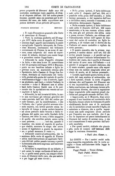 Annali della giurisprudenza italiana raccolta generale delle decisioni delle Corti di cassazione e d'appello in materia civile, criminale, commerciale, di diritto pubblico e amministrativo, e di procedura civile e penale