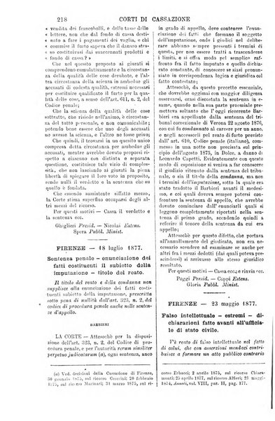 Annali della giurisprudenza italiana raccolta generale delle decisioni delle Corti di cassazione e d'appello in materia civile, criminale, commerciale, di diritto pubblico e amministrativo, e di procedura civile e penale