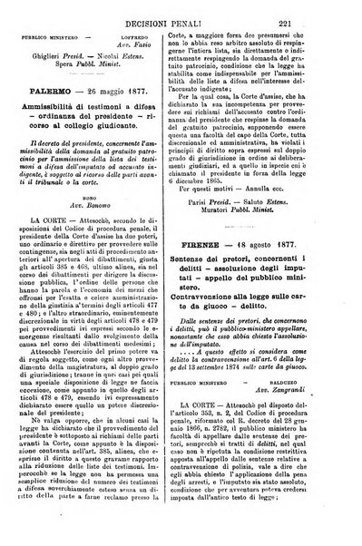 Annali della giurisprudenza italiana raccolta generale delle decisioni delle Corti di cassazione e d'appello in materia civile, criminale, commerciale, di diritto pubblico e amministrativo, e di procedura civile e penale