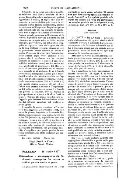 Annali della giurisprudenza italiana raccolta generale delle decisioni delle Corti di cassazione e d'appello in materia civile, criminale, commerciale, di diritto pubblico e amministrativo, e di procedura civile e penale