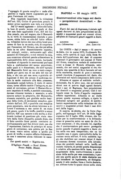 Annali della giurisprudenza italiana raccolta generale delle decisioni delle Corti di cassazione e d'appello in materia civile, criminale, commerciale, di diritto pubblico e amministrativo, e di procedura civile e penale