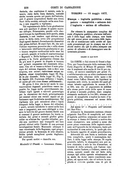 Annali della giurisprudenza italiana raccolta generale delle decisioni delle Corti di cassazione e d'appello in materia civile, criminale, commerciale, di diritto pubblico e amministrativo, e di procedura civile e penale