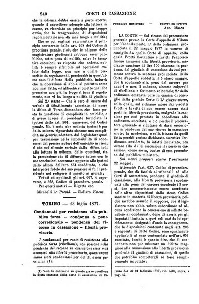 Annali della giurisprudenza italiana raccolta generale delle decisioni delle Corti di cassazione e d'appello in materia civile, criminale, commerciale, di diritto pubblico e amministrativo, e di procedura civile e penale