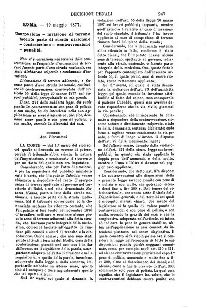 Annali della giurisprudenza italiana raccolta generale delle decisioni delle Corti di cassazione e d'appello in materia civile, criminale, commerciale, di diritto pubblico e amministrativo, e di procedura civile e penale