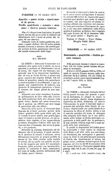 Annali della giurisprudenza italiana raccolta generale delle decisioni delle Corti di cassazione e d'appello in materia civile, criminale, commerciale, di diritto pubblico e amministrativo, e di procedura civile e penale