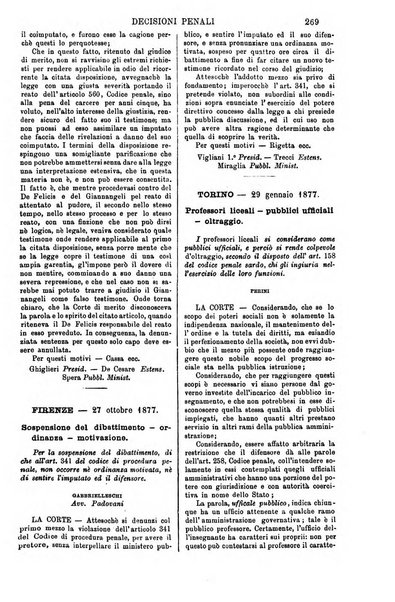 Annali della giurisprudenza italiana raccolta generale delle decisioni delle Corti di cassazione e d'appello in materia civile, criminale, commerciale, di diritto pubblico e amministrativo, e di procedura civile e penale