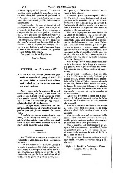 Annali della giurisprudenza italiana raccolta generale delle decisioni delle Corti di cassazione e d'appello in materia civile, criminale, commerciale, di diritto pubblico e amministrativo, e di procedura civile e penale