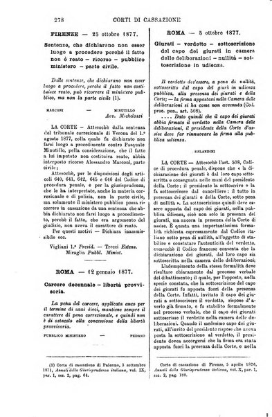 Annali della giurisprudenza italiana raccolta generale delle decisioni delle Corti di cassazione e d'appello in materia civile, criminale, commerciale, di diritto pubblico e amministrativo, e di procedura civile e penale