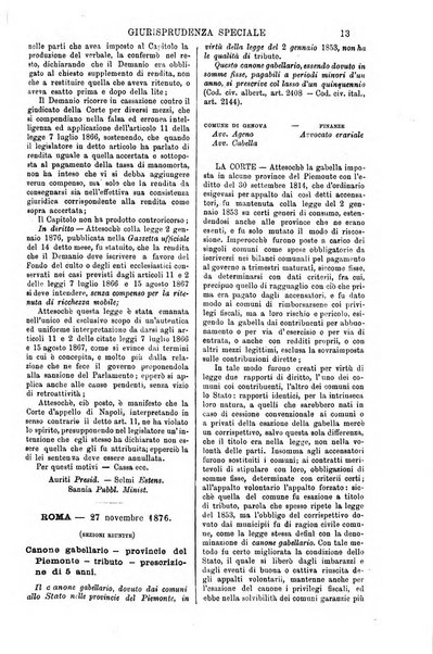 Annali della giurisprudenza italiana raccolta generale delle decisioni delle Corti di cassazione e d'appello in materia civile, criminale, commerciale, di diritto pubblico e amministrativo, e di procedura civile e penale