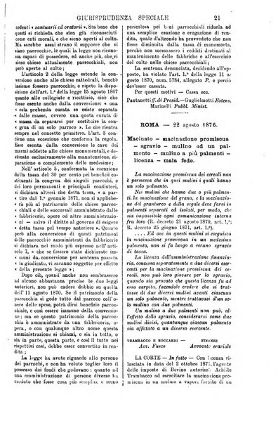 Annali della giurisprudenza italiana raccolta generale delle decisioni delle Corti di cassazione e d'appello in materia civile, criminale, commerciale, di diritto pubblico e amministrativo, e di procedura civile e penale