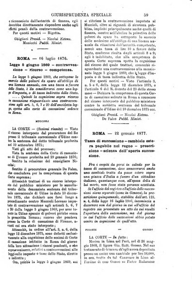 Annali della giurisprudenza italiana raccolta generale delle decisioni delle Corti di cassazione e d'appello in materia civile, criminale, commerciale, di diritto pubblico e amministrativo, e di procedura civile e penale