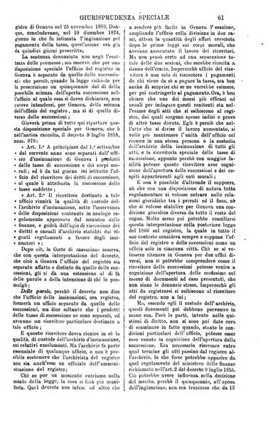 Annali della giurisprudenza italiana raccolta generale delle decisioni delle Corti di cassazione e d'appello in materia civile, criminale, commerciale, di diritto pubblico e amministrativo, e di procedura civile e penale