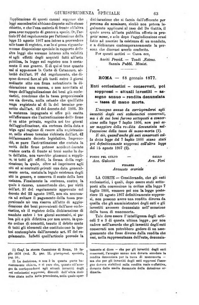 Annali della giurisprudenza italiana raccolta generale delle decisioni delle Corti di cassazione e d'appello in materia civile, criminale, commerciale, di diritto pubblico e amministrativo, e di procedura civile e penale