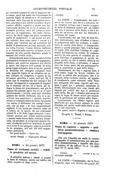 Annali della giurisprudenza italiana raccolta generale delle decisioni delle Corti di cassazione e d'appello in materia civile, criminale, commerciale, di diritto pubblico e amministrativo, e di procedura civile e penale