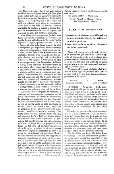 Annali della giurisprudenza italiana raccolta generale delle decisioni delle Corti di cassazione e d'appello in materia civile, criminale, commerciale, di diritto pubblico e amministrativo, e di procedura civile e penale