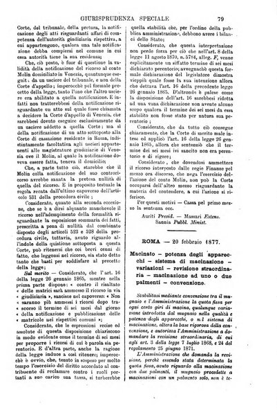 Annali della giurisprudenza italiana raccolta generale delle decisioni delle Corti di cassazione e d'appello in materia civile, criminale, commerciale, di diritto pubblico e amministrativo, e di procedura civile e penale