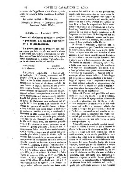 Annali della giurisprudenza italiana raccolta generale delle decisioni delle Corti di cassazione e d'appello in materia civile, criminale, commerciale, di diritto pubblico e amministrativo, e di procedura civile e penale