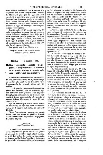 Annali della giurisprudenza italiana raccolta generale delle decisioni delle Corti di cassazione e d'appello in materia civile, criminale, commerciale, di diritto pubblico e amministrativo, e di procedura civile e penale