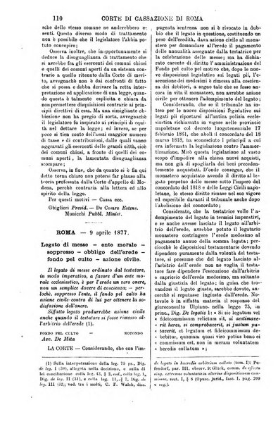 Annali della giurisprudenza italiana raccolta generale delle decisioni delle Corti di cassazione e d'appello in materia civile, criminale, commerciale, di diritto pubblico e amministrativo, e di procedura civile e penale