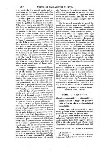 Annali della giurisprudenza italiana raccolta generale delle decisioni delle Corti di cassazione e d'appello in materia civile, criminale, commerciale, di diritto pubblico e amministrativo, e di procedura civile e penale