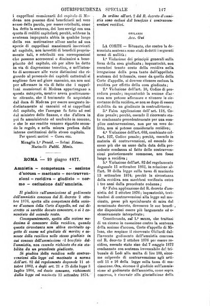 Annali della giurisprudenza italiana raccolta generale delle decisioni delle Corti di cassazione e d'appello in materia civile, criminale, commerciale, di diritto pubblico e amministrativo, e di procedura civile e penale