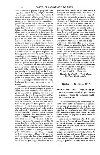 Annali della giurisprudenza italiana raccolta generale delle decisioni delle Corti di cassazione e d'appello in materia civile, criminale, commerciale, di diritto pubblico e amministrativo, e di procedura civile e penale