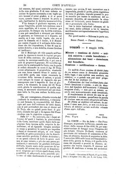 Annali della giurisprudenza italiana raccolta generale delle decisioni delle Corti di cassazione e d'appello in materia civile, criminale, commerciale, di diritto pubblico e amministrativo, e di procedura civile e penale