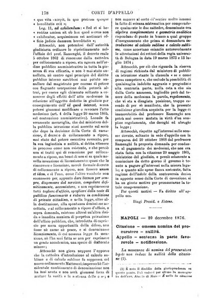 Annali della giurisprudenza italiana raccolta generale delle decisioni delle Corti di cassazione e d'appello in materia civile, criminale, commerciale, di diritto pubblico e amministrativo, e di procedura civile e penale