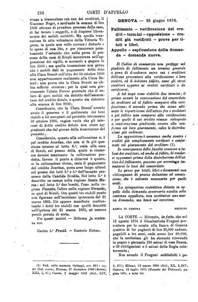 Annali della giurisprudenza italiana raccolta generale delle decisioni delle Corti di cassazione e d'appello in materia civile, criminale, commerciale, di diritto pubblico e amministrativo, e di procedura civile e penale